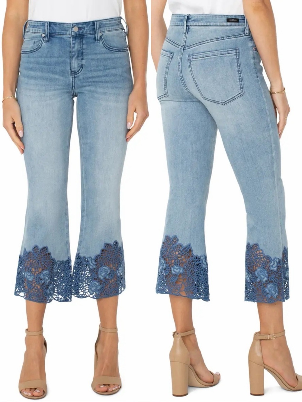 LIVERPOOL HANNAH CROP FLARE Jeans